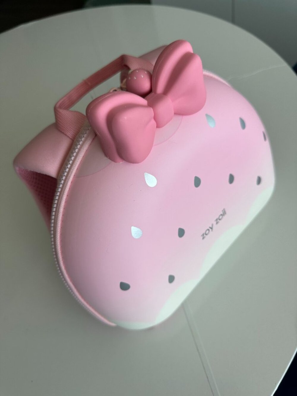 Zoy Zoii Rollcake Series Toddler Backpack - Pink & White